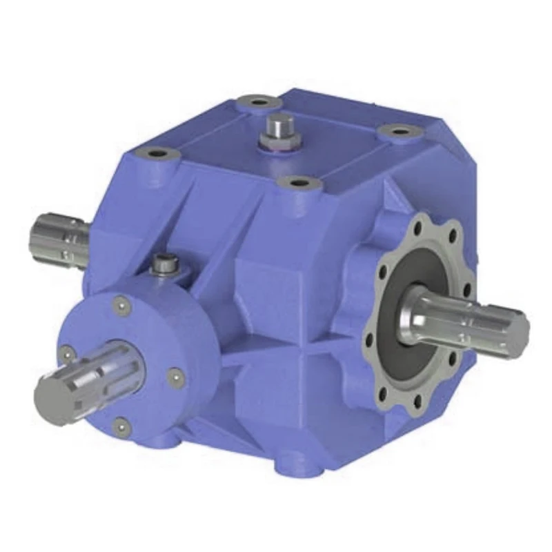 T Series Spiral Bevel Right Angle Speed Reducer Gearbox For Rotary Tiller