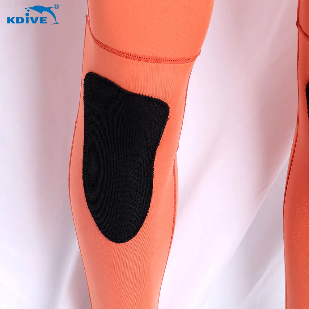 KDIVE Wholesale Customized 3MM Neoprene Back Zip Long Sleeve Wet Suit Smooth Skin Diving Surfing Clothes for Women