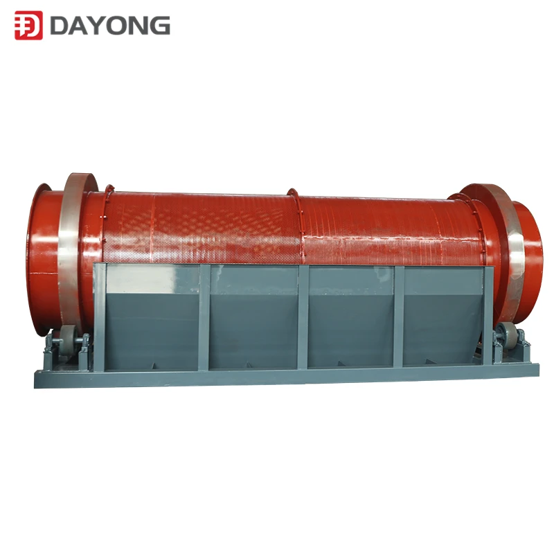 City Garbage Waste Sorting Plant Trommel Screen Separator Machine For Paper Wood Plastic