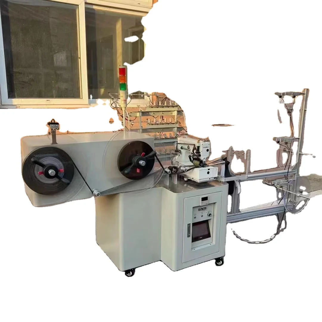 Fully Automatic Baseball Cap Hat Sweatband Making Machine for cap factory