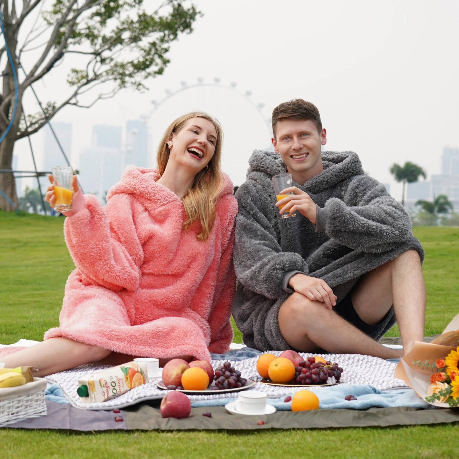 Оптовая продажа, удобное одеяло с капюшоном большого размера, одеяло для свитера, зимнее одеяло большого размера, плюшевое одеяло с капюшоном