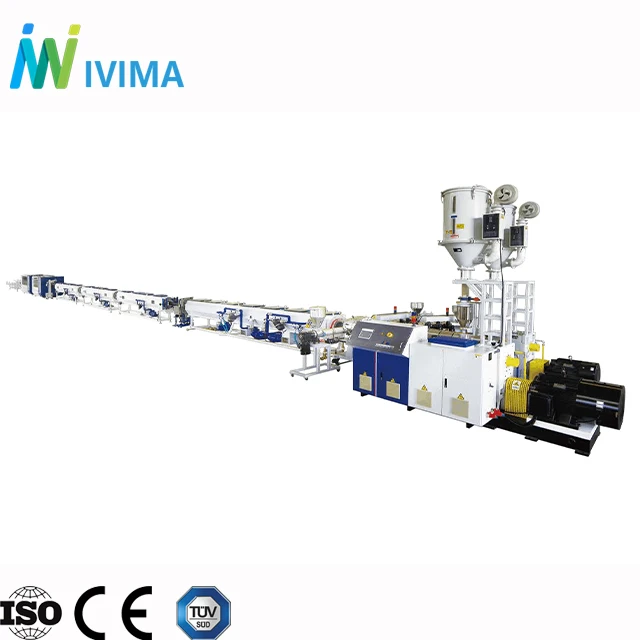 High speed water supply PE PPR PP pipe extrusion machine