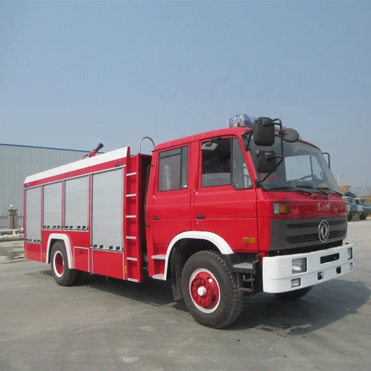 Brand new 4x2 6000 liter tanker water and foam fire fighting truck for sale
