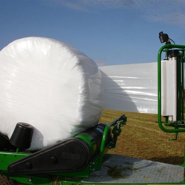 Silage wrap film pro eco Recyclable stretch cling film pasture herbage forage grass ensi-lage wrap packing film export to Europe