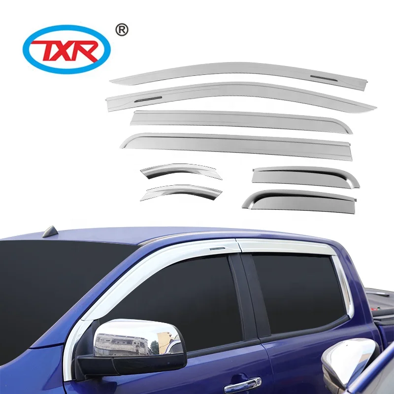 High Quality PICKUP Truck Series  Rain Guard Deflectors Sun visor for HILUX for VIGO  for  BT-50  for NAVARA for TRITON