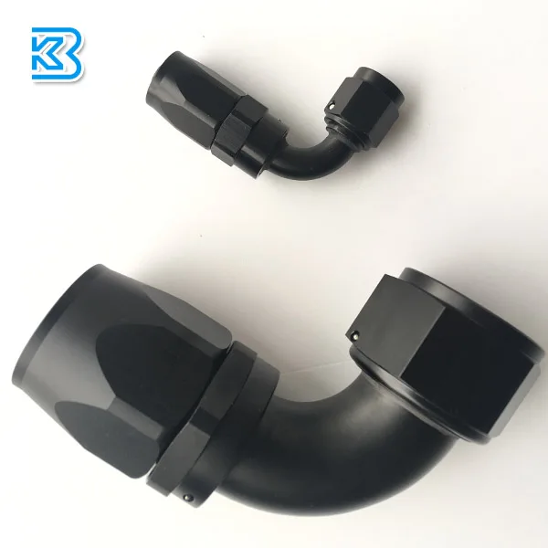 Reusable AN20 20AN elbow 90 degree Swivel female aluminum alloy AN Hose pipe fittings adapter adaptors