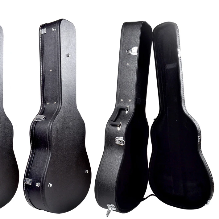 china factory leather hard shell guitar case hard for acoustic guitar