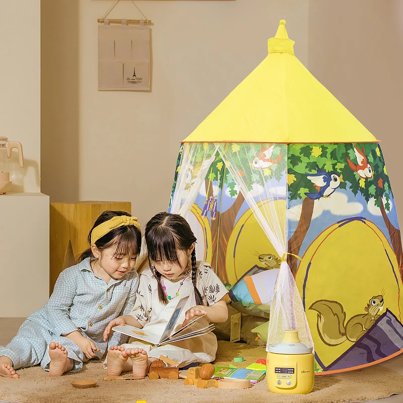 Portable Foldable Toddler Play House Toy Game Cute Cartoon Animal Teepee Pop Up Tent For Kids