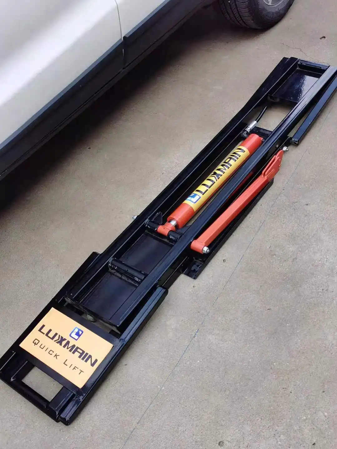 L520E-1 2500kg portable quick jack vehicle scissor car lift with extension plate made in China oil cylinder CE ISO9001