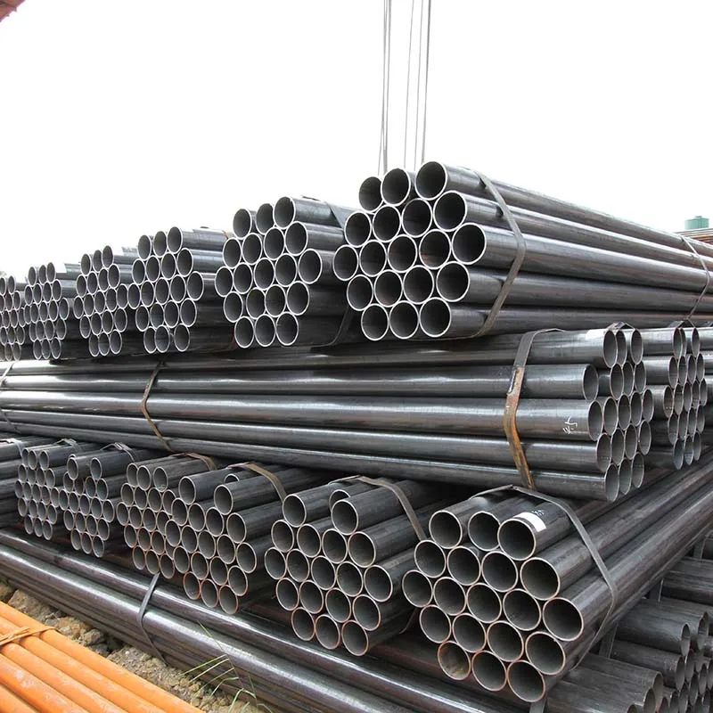 Hollow Pipe Carbon Steel Ms Iron Tubes Cheap Price Erw Black Steel Pipes