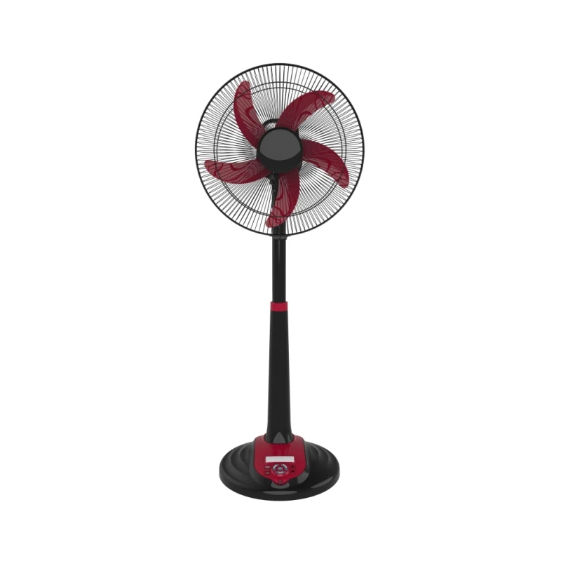 16 Inch Rechargeable Stand Fan with Lead Acid Battery With remote Charging Household Fan