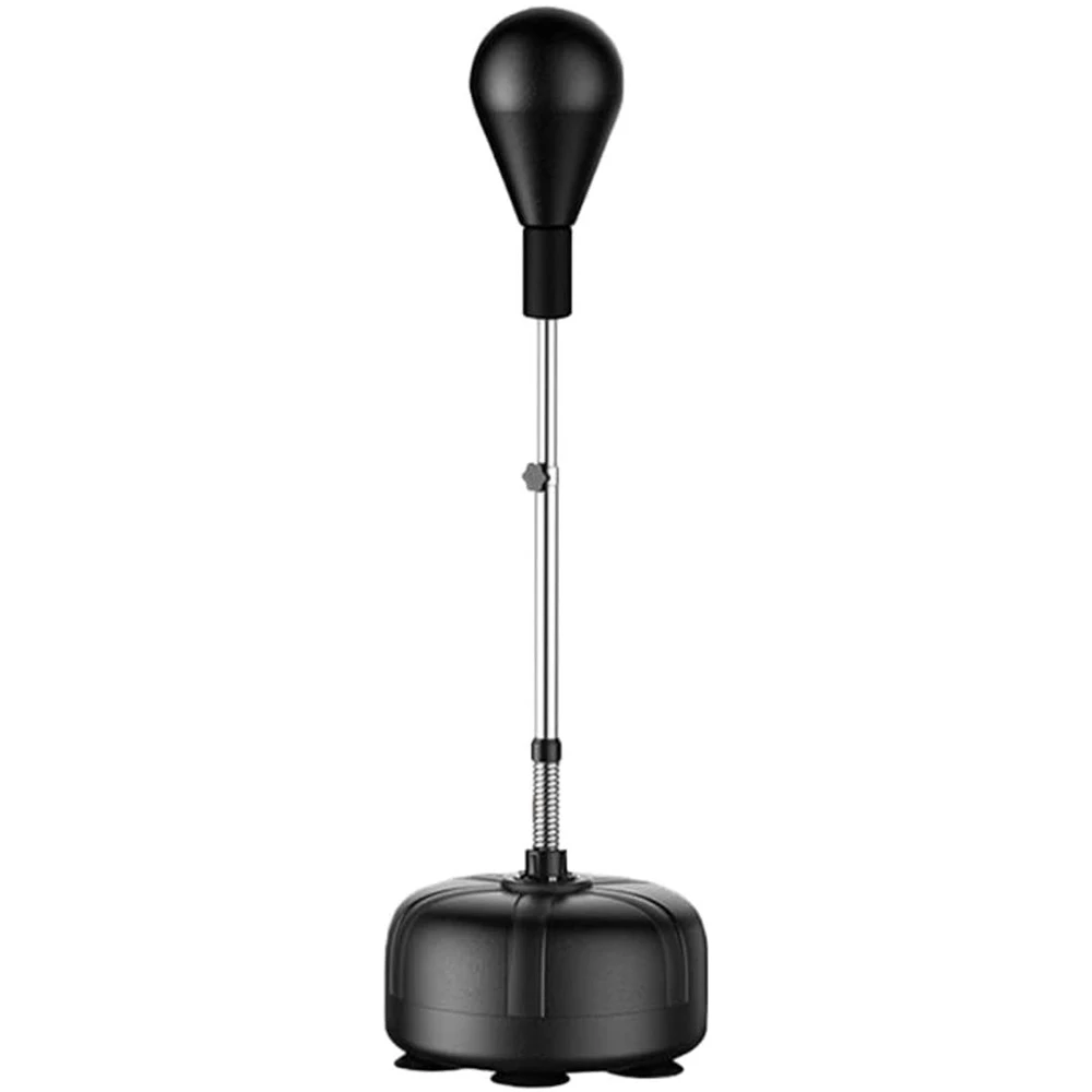 Отдельностоящая скоростная сумка для бокса с подставкой для взрослых и детей, профессиональный тренировочный мяч для кикбоксинга из полиуретана с регулируемой высотой