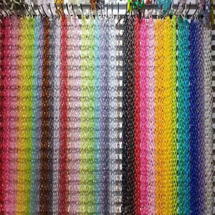 50cm Length Wholesale Colorful Acrylic Chain Fashion Men Women's Neck Chain Links for Eyeglass Necklace Bags Accessories