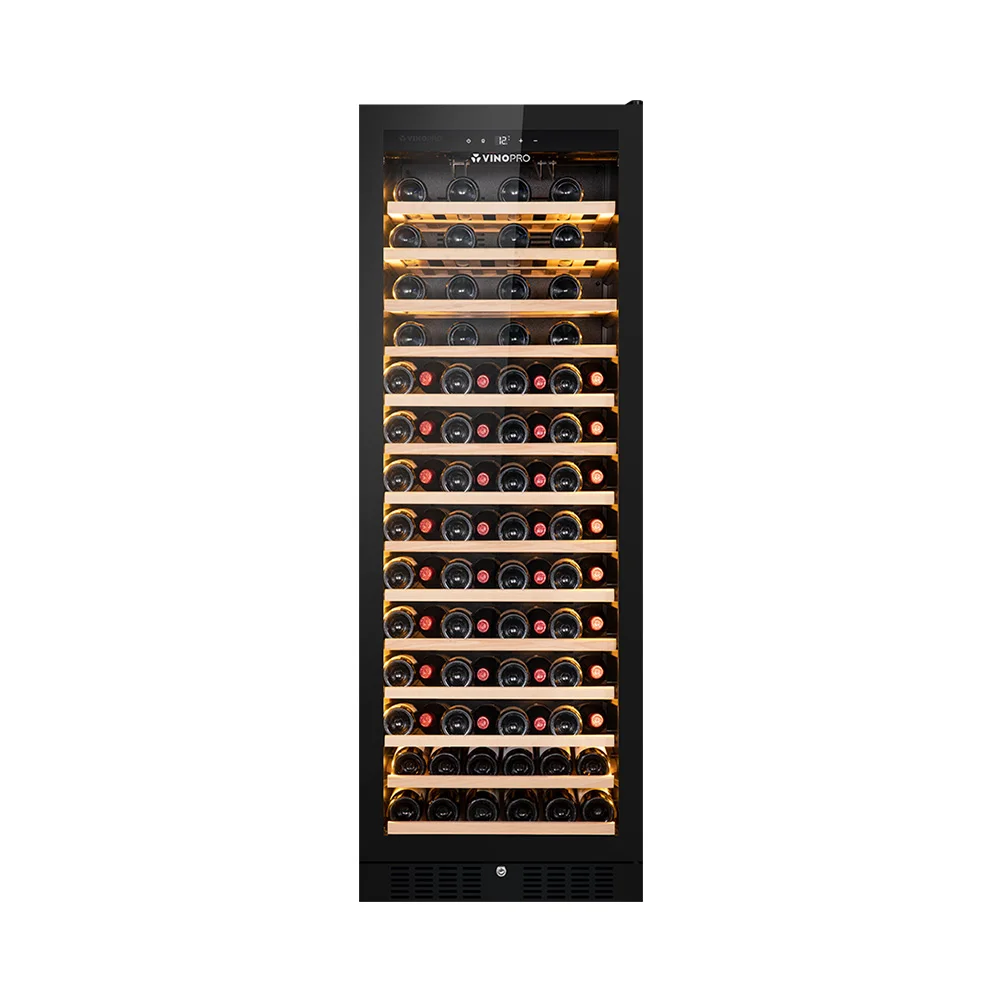 Vinopro оптовая продажа 330L 108 бутылки умный охладитель вина с одобрением CE контроль температуры компресса охлаждение для гостиничного использования