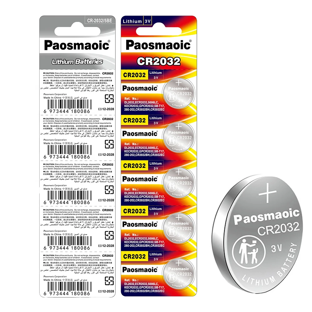 pile cr 2032 batterie au lithium cell battery 10 x new original toshiba cr2032 3v br2032 dl2032 remote 225ma coin