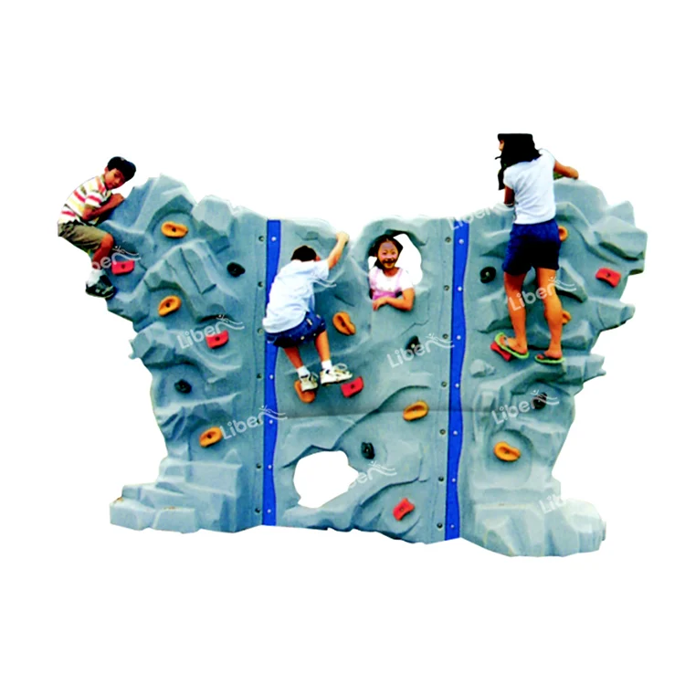 LLDPE Galannized стальная уличная Одиночная игровая площадка оборудование скалолазание структура стены для