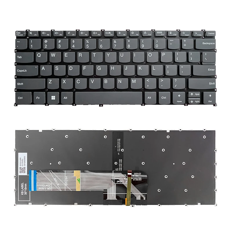New Original Genuine US Laptop Keyboard for Lenovo xiaoxin Air14 14IIL 14ARE 2020 14ITL 14IHU 2021  Air 14 notebook keyboard