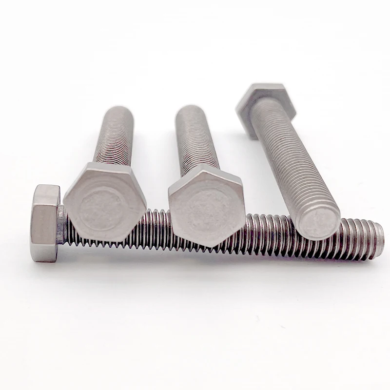 Hot Sale Titanium Alloy Bolt Screw Din933 Hexagon Head Bolt Gr5 Titanium Bolt Motorcycle m8
