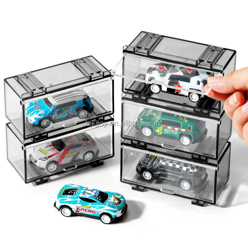 Wholesales Custom 1/64 Scale Acrylic Display Case Diecast Car Model Storage Matchbox Display Cabinet For Hotwheel