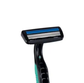Sweden stainless steel Three Blades Factory Supply Fixed Head Excellent Control disposable barber razor