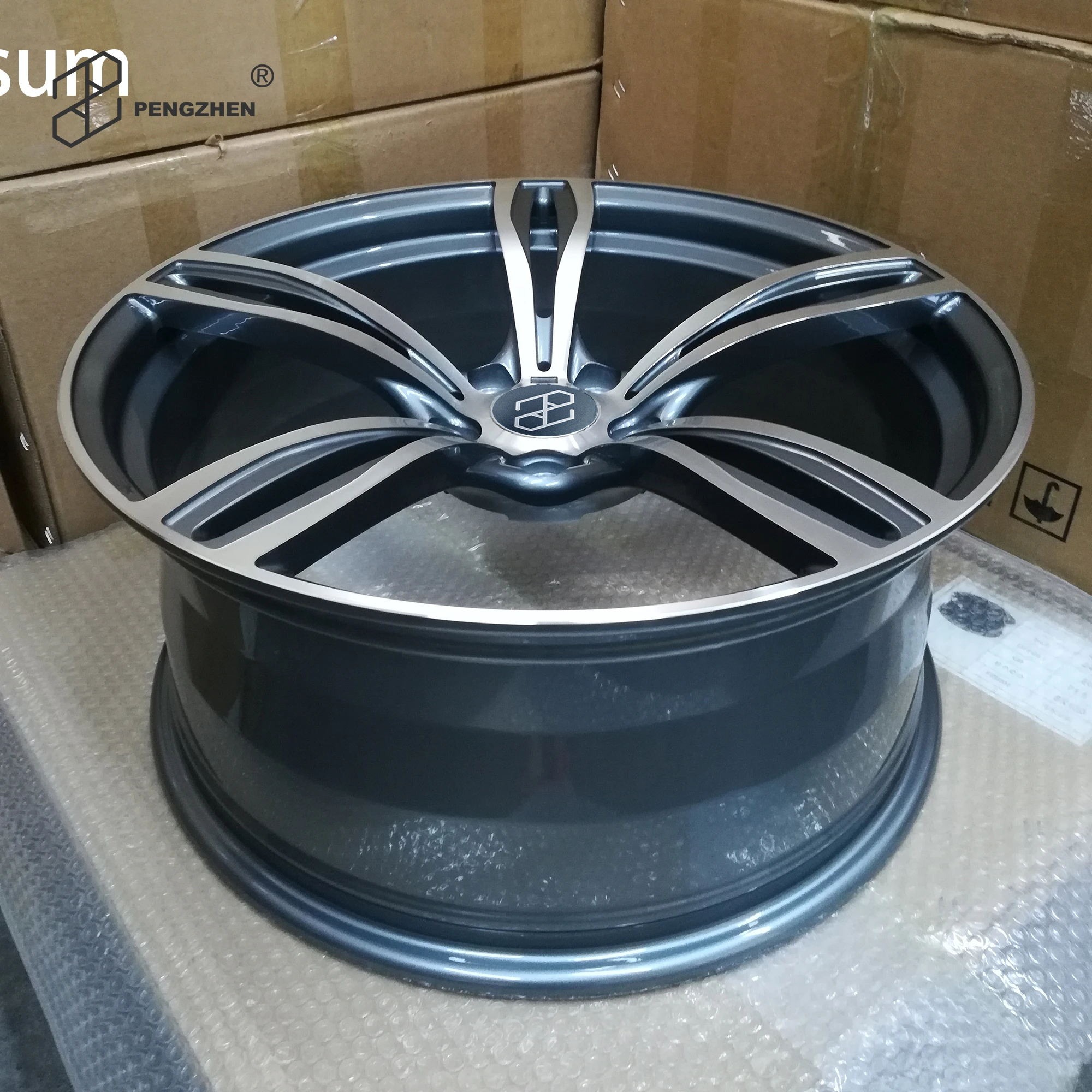 Pengzhen OEM Concave Light Weight 5 Spokes 5x120 20 inch 6061-t6 Aluminum Alloy Forged Wheel for BMW 5 Series f10