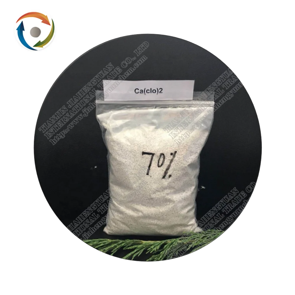 Molecular Formula: Ca(ClO)2 White or Light Grey Calcium Hypochlorite