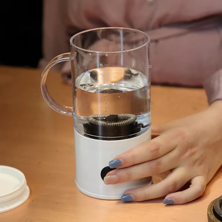 USB Rechargeable Stainless Steel Automatic Handheld Milk Foam Maker Electric Milk Frother