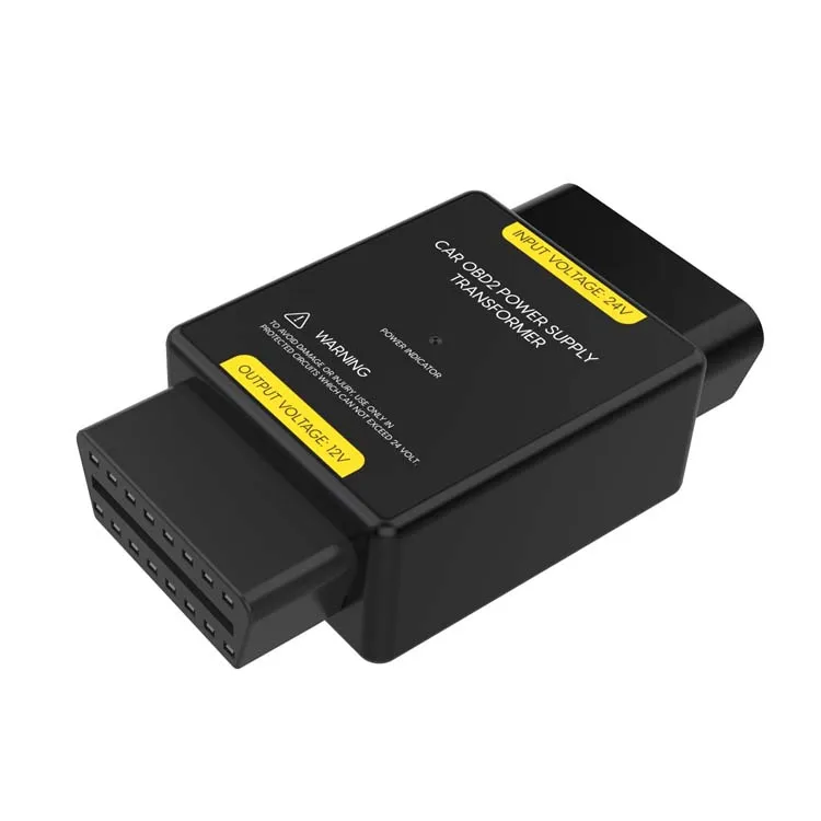 Низкая цена Трансформатор источника питания Autool адаптер OBD мощностью от 24 В до 12 мини портативный диагностический инструмент