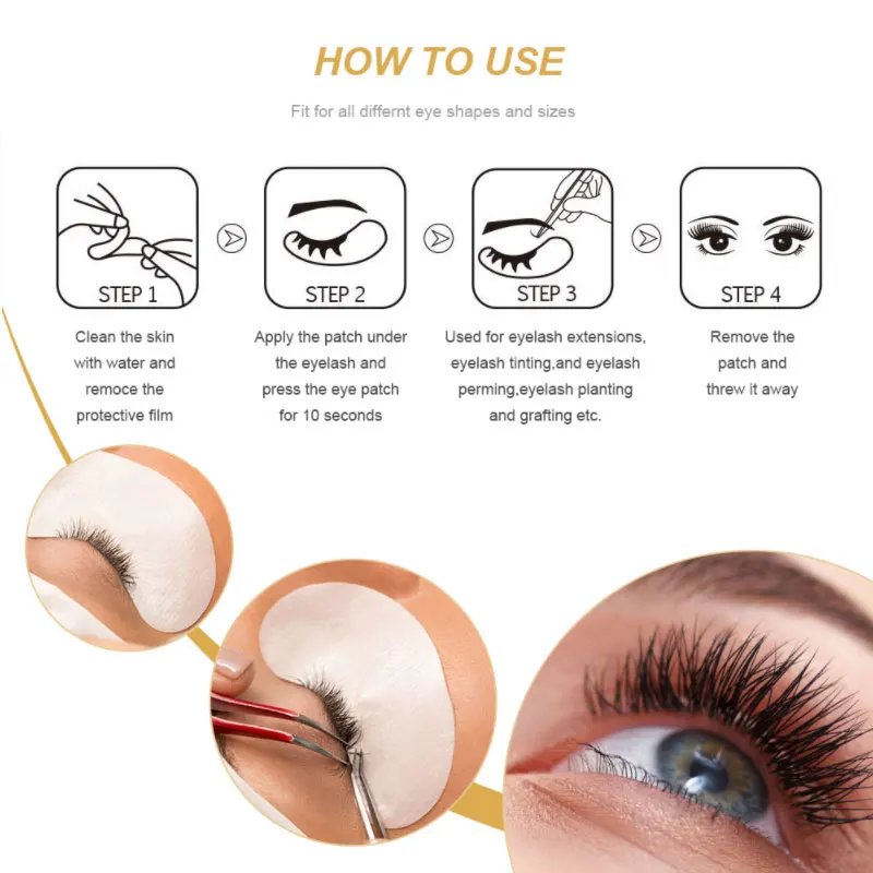 Abonnie Новый Набор накладных ресниц eyepads гелевые патчи для