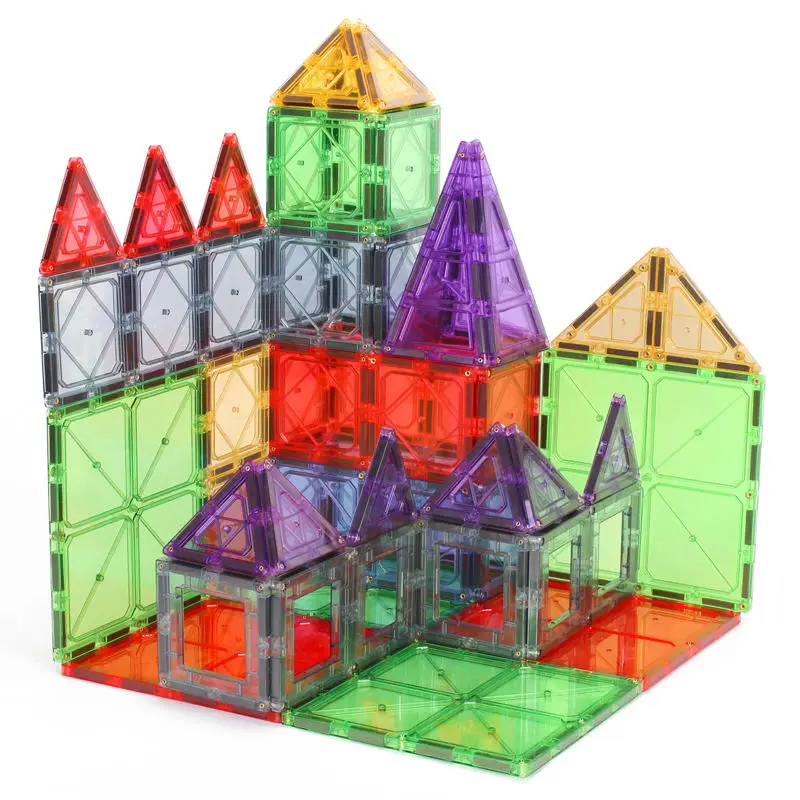 Hot selling personalized educational toys diy diy magnetic building blocks set kids