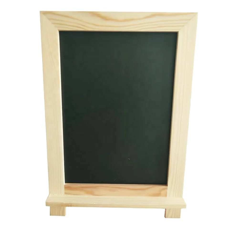Double Sided Display Design Advertising Black Board Whiteboard With Stand
