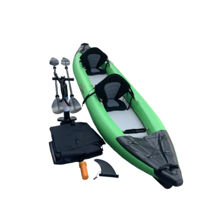 New produce  inflatable canoe/kayak, 3-4 Person  ocean or lake use Inflatable fishing kayak
