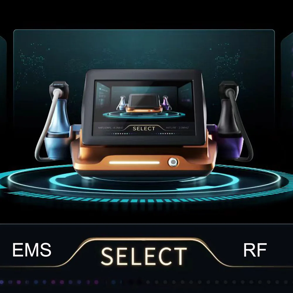 12d Rf Ems 4 Cartridges Face Lifting Anti-aging Smas Machine With Two Handles Cellulite Removal Machine