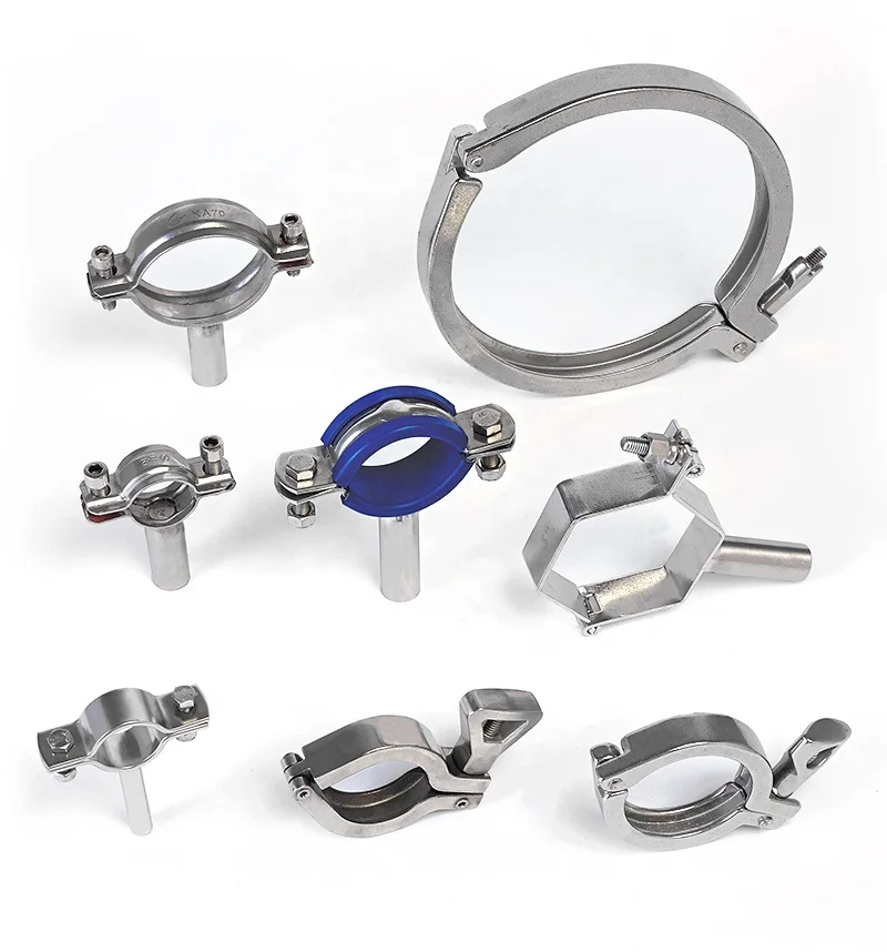 Stainless Steel Clamp Ss304 Pipe Holding Hanger Support