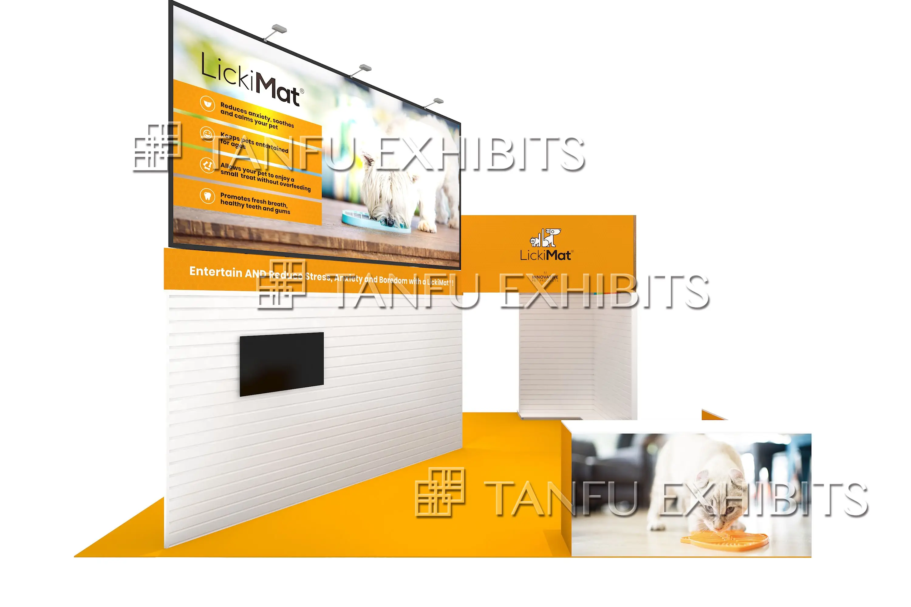 6x6m Trade Show Exhibition Booth Equipment with Slatwall
