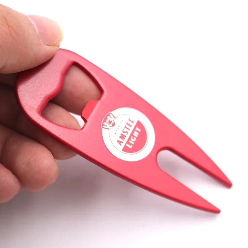 Высокое качество ручной работы по индивидуальному заказу инструмент для гольфа открывалка для бутылок для игры в гольф для ремонта дерна