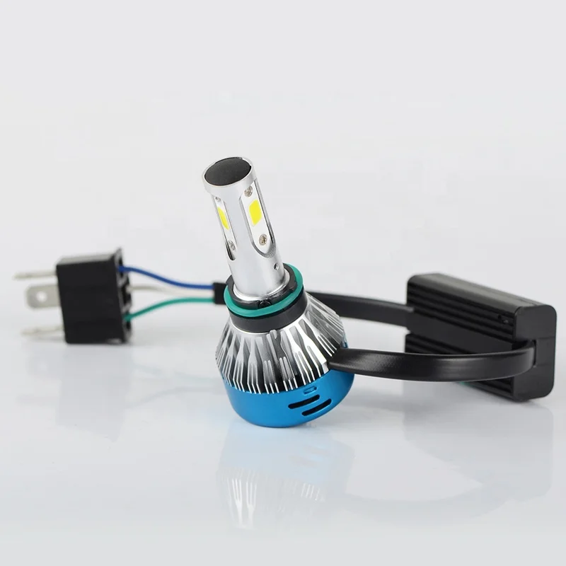 M3max фара мотоцикла H4 40 Вт 4000LM COB налобный фонарь на 3 светодиодах высокое ближнего и дальнего света лампы фары для с подсветкой AC DC