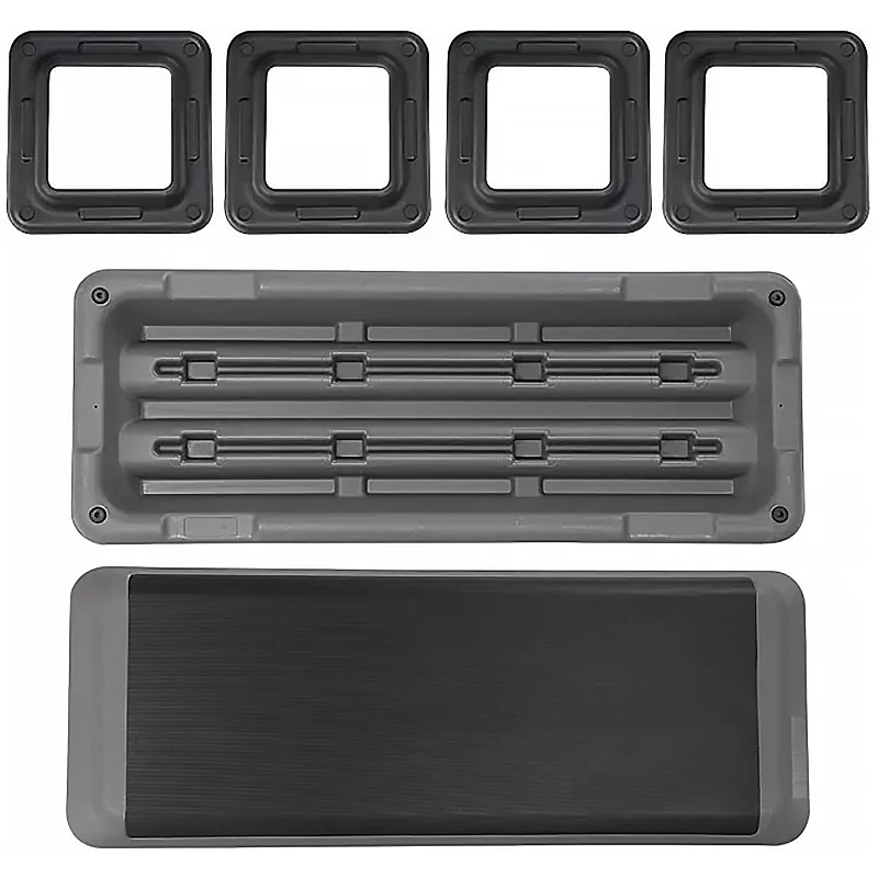 AKTIV Quality Adjustable Multi-Height Stepper Platform Home Gym Equipment with Aerobic Step Stackable Design for Home Exercise