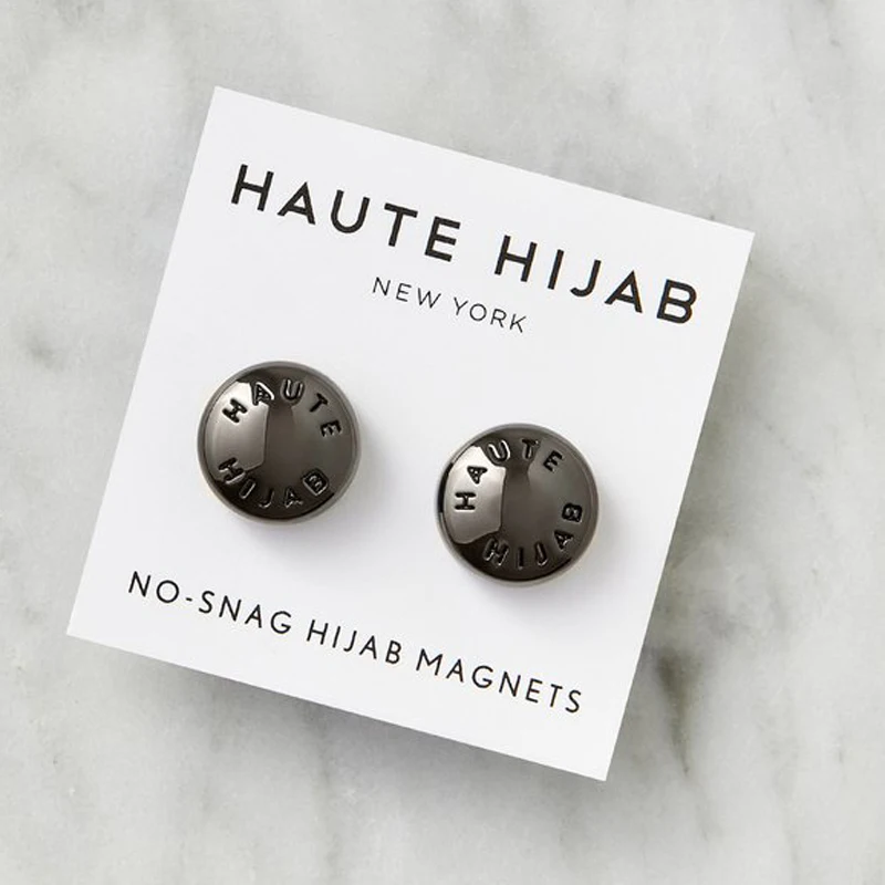 2pair 2020 Newest Fashion Magnetic Hijab Pins Muslim Scarf Crystal Hijab Pins Accessories for Women  and Girls