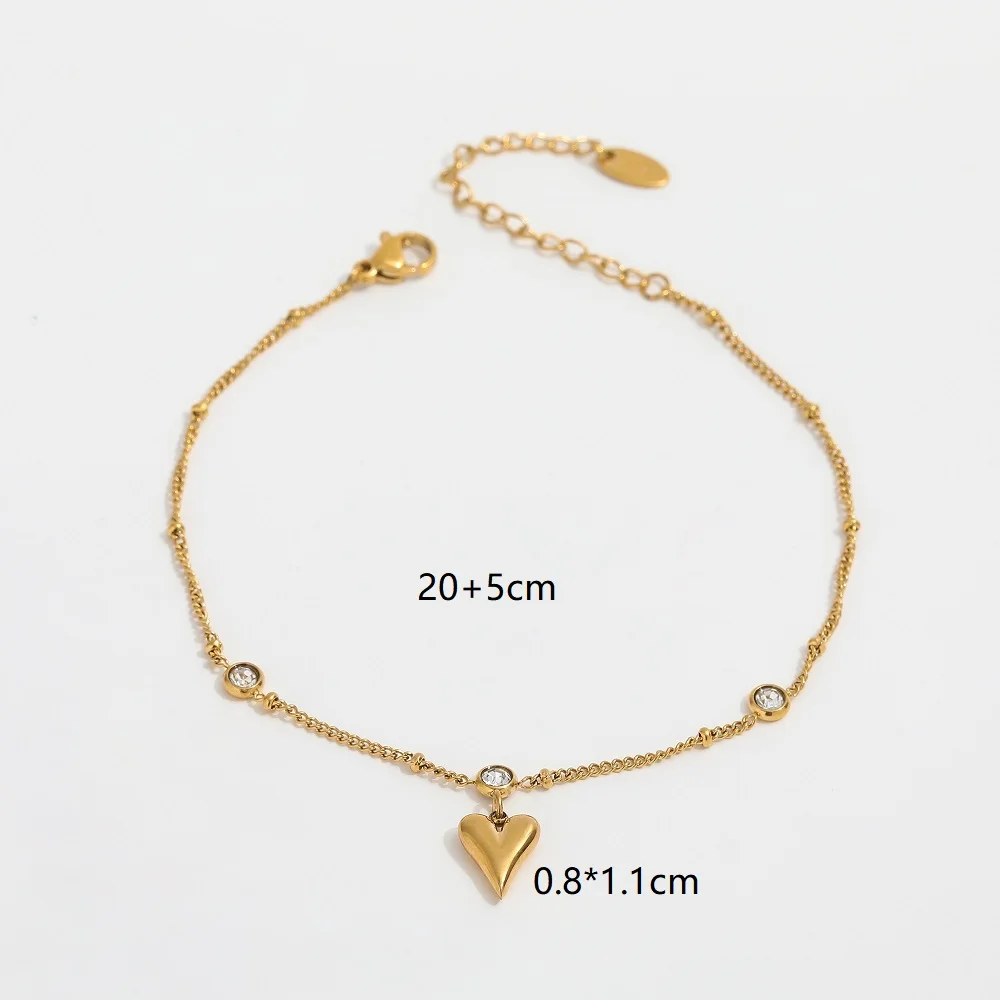 Непромокаемый Бесконтактный браслет из нержавеющей стали с позолоченным покрытием 18k