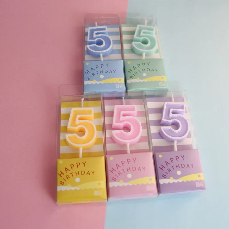 Cheep Wholesale Price 3D Silicone Candle Mold Birthday Candle Festival Party Decoration