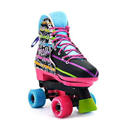  Дизайн отказов подшипники для роликовых Инлайн коньков Patines комплект Регулируемая квад Роликовые кроссовки маленьких детей HS-Q006 2021 Новый 9506702000 красный нейлон пена +