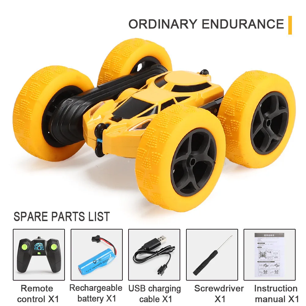 Customizable rollover stunt dump truck 360-degree remote control vehicle Off-road vehicle Children boy gift electric toy