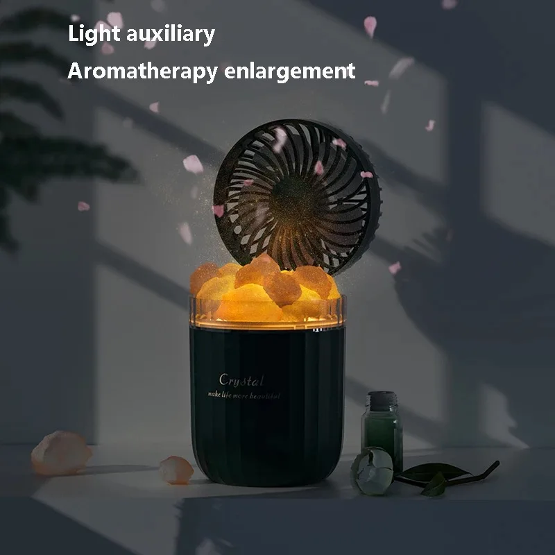 WMK Colorful Led Light Portable Humidificador 300Ml Usb Smart Cool Mist Wood Grain Air Humidifier For Bedroom