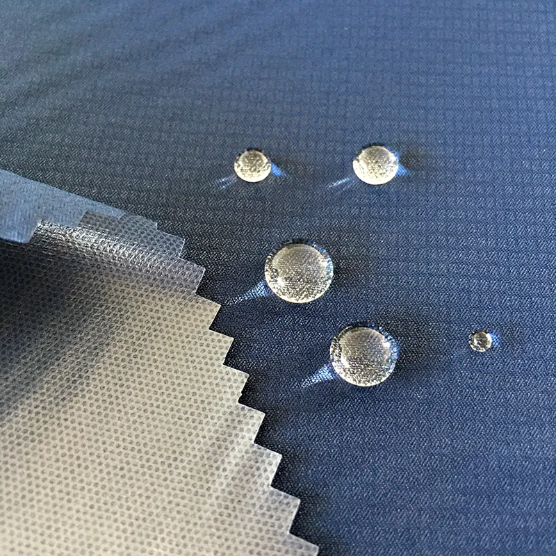 300T Rome Plaid Dobby Pongee Fabric Laminate 5K/3K Waterproofing Breathable TPU For Outdoor Jacket