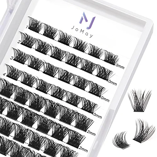 mixed sizes invisible band lashes clusters mink silk diy natural short square tray segment 3d lash cluster segmented eyelash