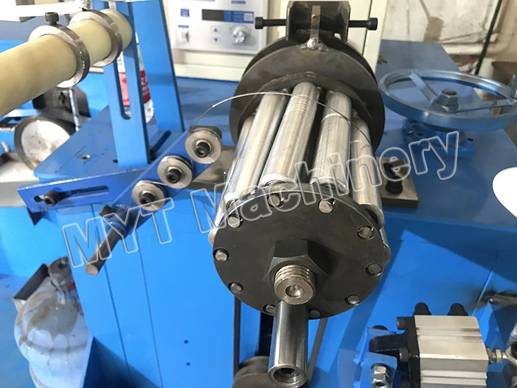 MYT HVAC Insulated spiral flexible aluminum duct forming manufacturing machine for air condition hose tube making