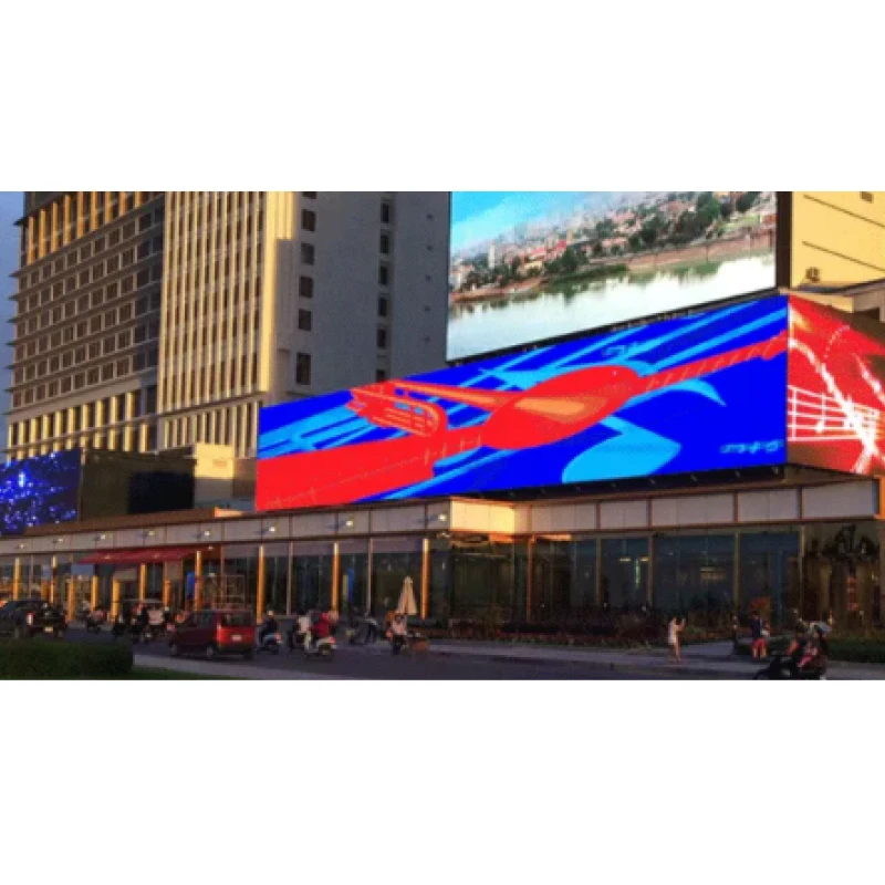 Outdoor 6000nits Advertising Billboard Event Activity Dual Screen Concert Background Video Wall P6 Led Display