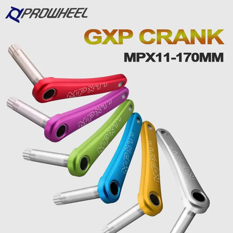 Коленчатый рычаг для велосипеда PROWHEEL 170 мм GXP коленчатый 8 9 10 11 S Звездочка горного SHIMANO