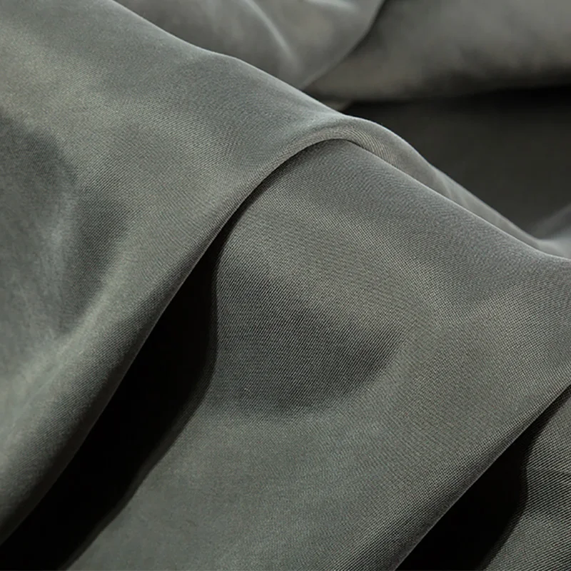 Woven Plain Dyed Twill Cupro Viscose Fabric for Shirt